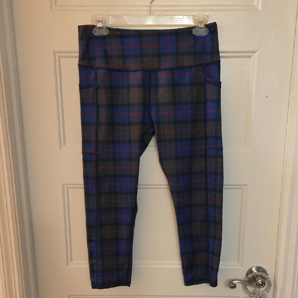 CVG ~ Polar Plaid Medium Capri